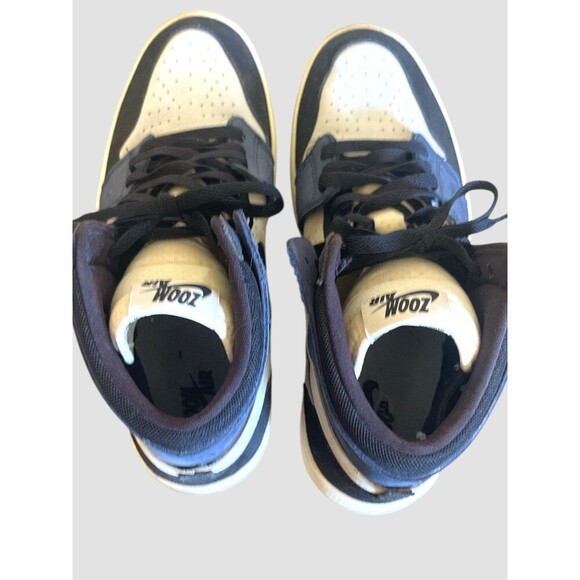 Nike Air Jordan 1 Zoom Air CMFT 2 Sneakers Women's Size 12 Muslin DV1305 - Picture 6 of 9